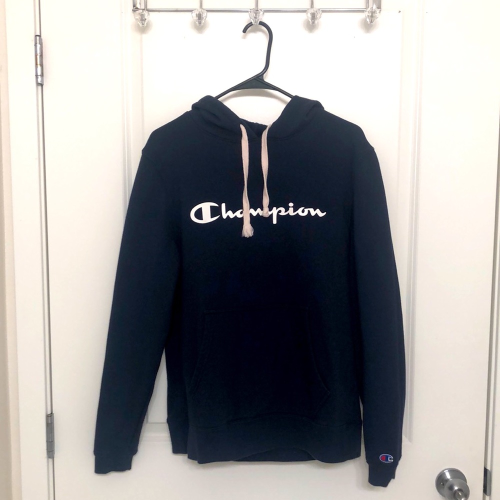 Navy blue Champion hoodie